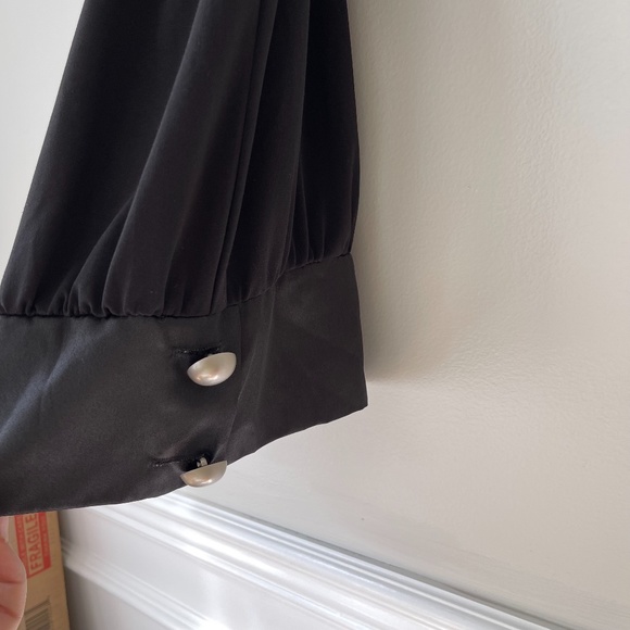 Rampage Black Shirt Dress Sz‎ S - Picture 4 of 7